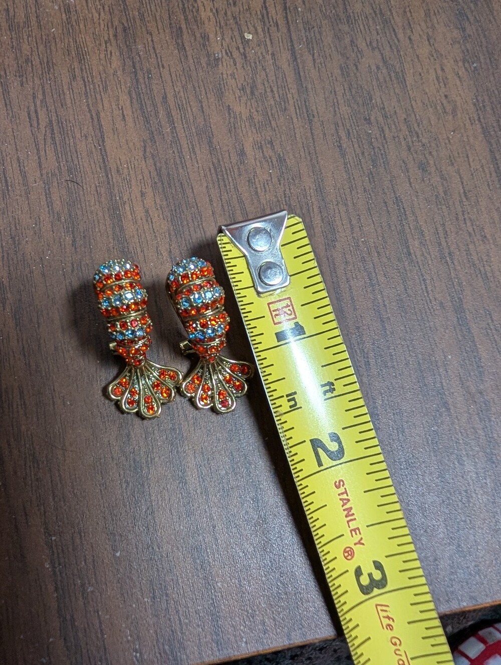 Heidi Daus Maine Lobster Earrings - Picture 4 of 5